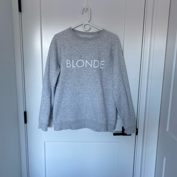 Brunette The Label Grey Sweatshirt M/L - Picture 1 of 5